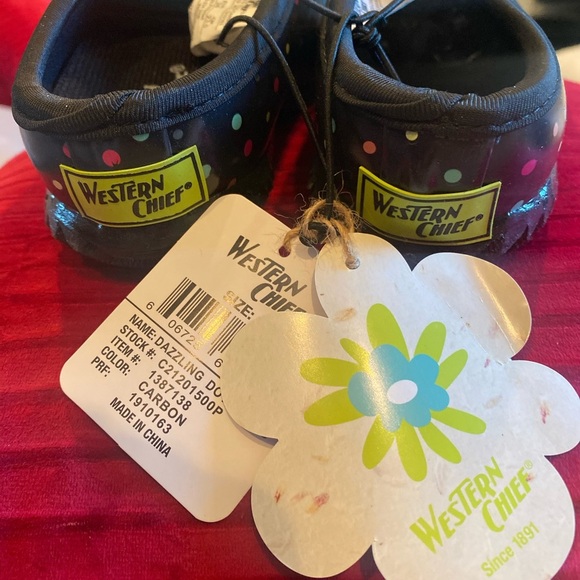 WESTERN CHIEF gorgeous garden clog/ size 6 - Picture 2 of 7